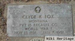 Clyde K Fox