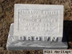 Maria Louise Totten Brown