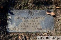 Milton Rowsey