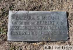 Barbara S Mccann