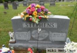 William D Stephens, Sr