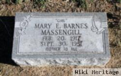 Mary Elizabeth "girl" Barnes Massengill