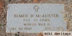 Elmer H. "hack" Mcalister