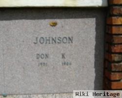 Don K Johnson