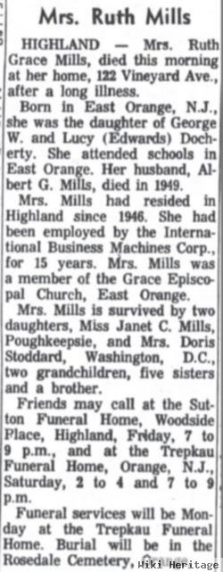 Ruth Grace Docherty Mills