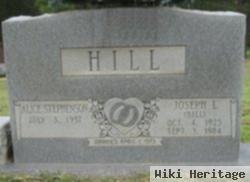 Joseph Leon "bill" Hill