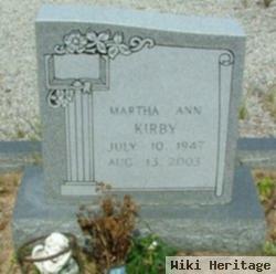 Martha Ann Matthews Kirby