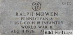 Tsgt Ralph Mowen