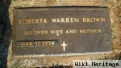 Roberta Blanche Warren Brown