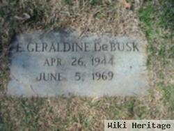 E Geraldine Debusk