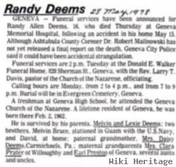 Randy Allen Deems