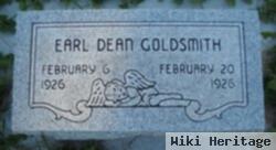 Infant Earl Dean Goldsmith