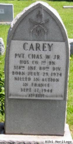 Pvt Charles W. Carey, Jr