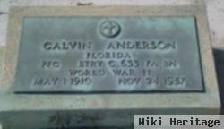 Pfc Calvin Anderson