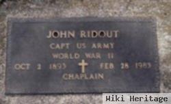 Rev John Ridout