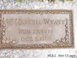 W Haskell Wyatt