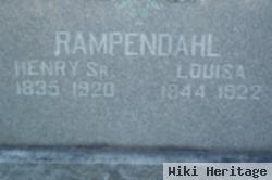 Henry Rampendahl, Sr