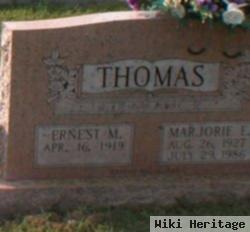 Ernest M Thomas