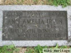 Ann Amelia Metzgar Irvin