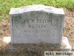 Jack Elton Wilson