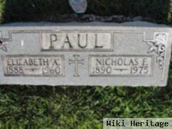 Nicholas F Paul