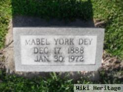 Mabel York Dey