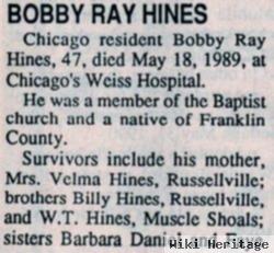 Bobby Ray Hines