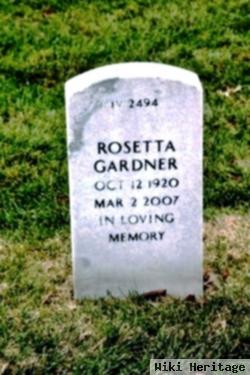 Rosetta Gardner