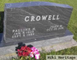 Pauline M Crowell