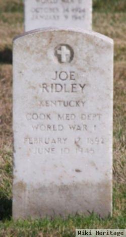 Joe Ridley