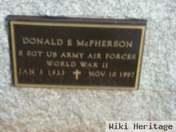 Donald E Mcpherson