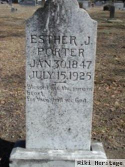 Esther Jane Glass Porter