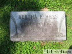 Bertha Frances "fanny" Comley Hess