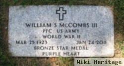 William S Mccombs, Iii
