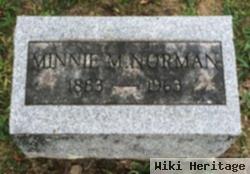 Minnie M Norman