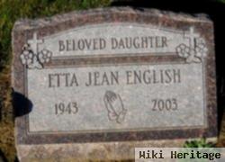 Etta Jean English