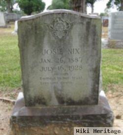 Josephine "josie" Nelson Nix