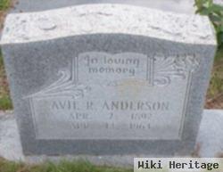 Avie R. Anderson