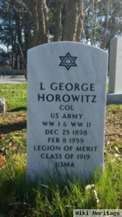 Col Louis George Horowitz