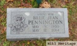 Billie Jean Pennington Curtsinger