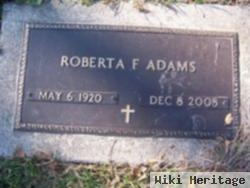 Roberta F. Adams