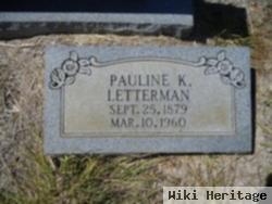 Pauline K. Bauer Letterman