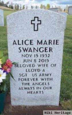 Alice Marie "babe" Swanger