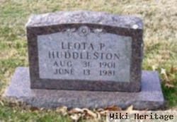 Leota P Huddleston