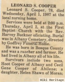 Leonard S. Cooper