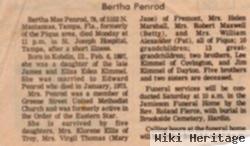 Bertha Mae Kimmel Penrod