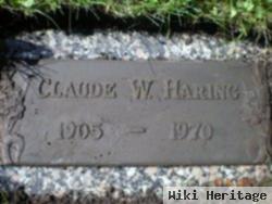 Claude W. Haring