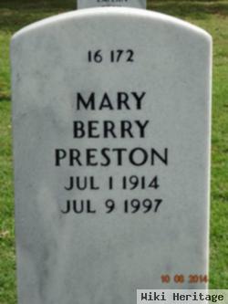 Mary Berry Preston