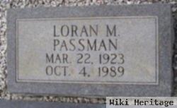 Loran M Passman