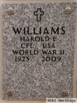 Harold E Williams